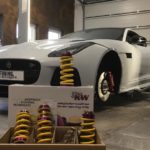 F-Type SVR mit KW Gewindefedern und 21“ Drago von Schmidt.